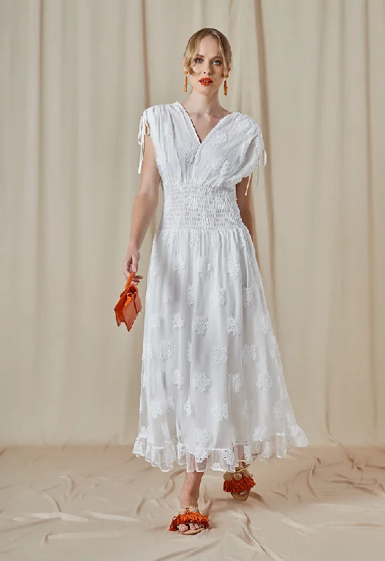 Short Sleeve Lace Dress