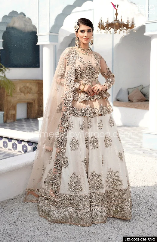 Pakistani Peplum Lehenga Bridal Dress Online #BS558
