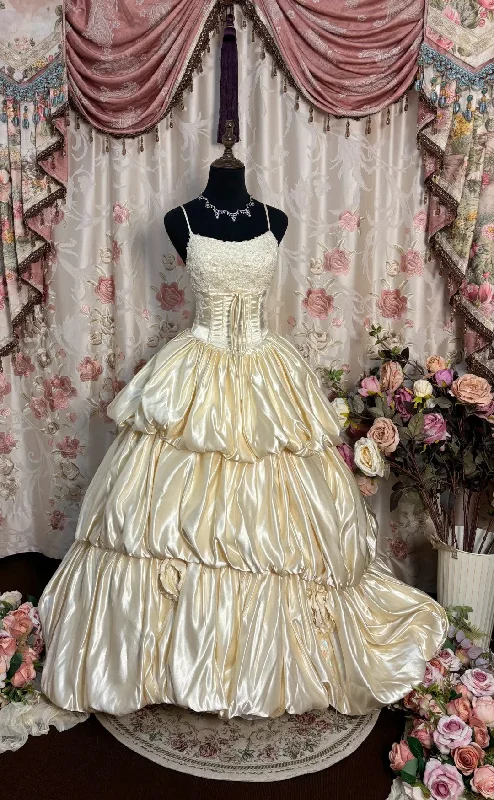 A Line Ball Gown Long Princess Dress, Formal Evening Gowns     S6856