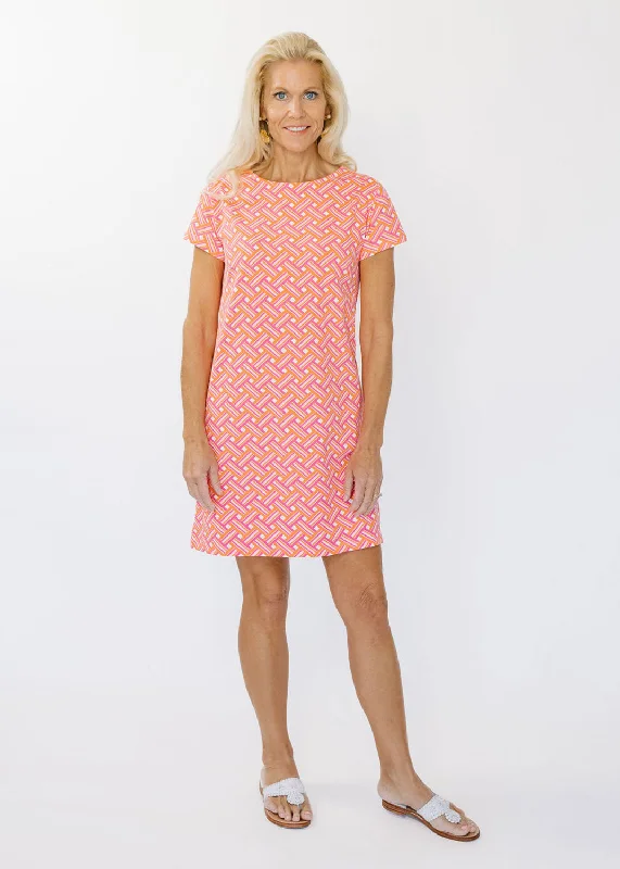 Marina Dress - Ribbons Pink/Orange