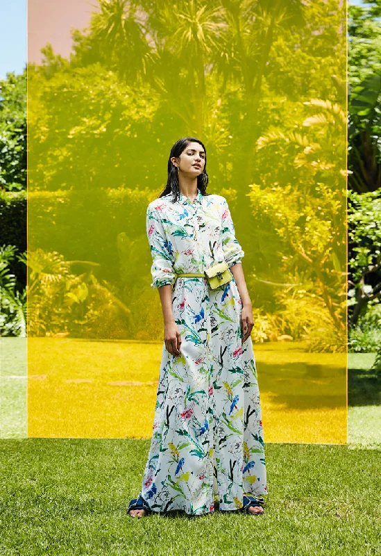 Tropical All-Over Dress