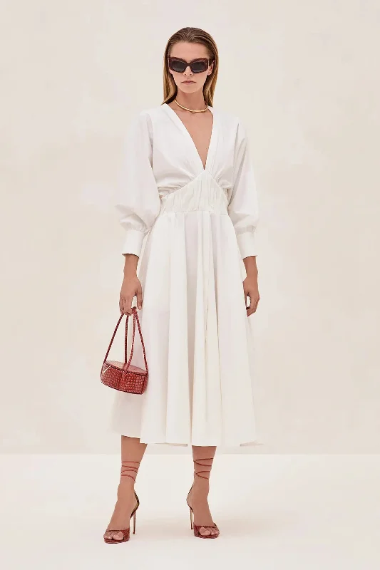 ALEXIS | Viro Dress - White