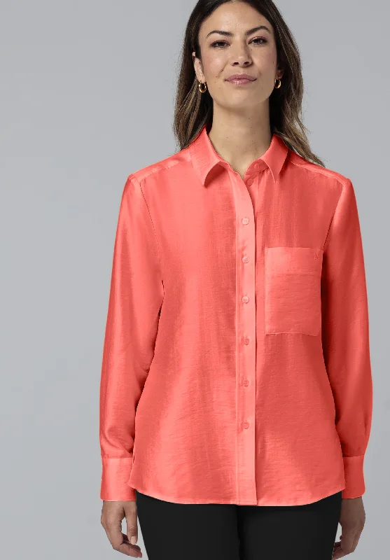 Ally Blouse Mandarin Collar Blouse