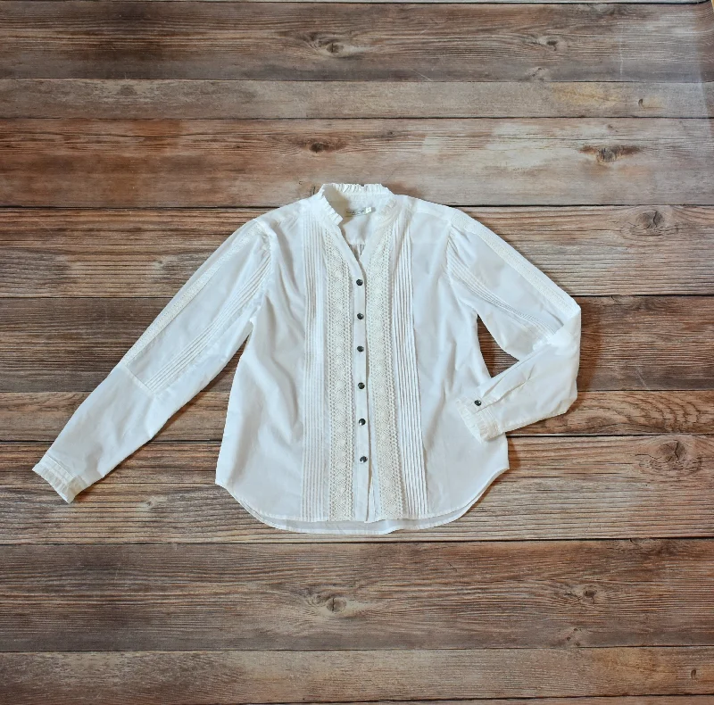 TASHA POLIZZI COSETTE COTTON VOILE BLOUSE Satin Long Blouse