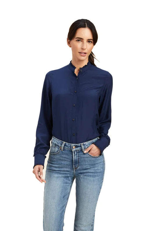 Clarion Blouse Cotton Casual Blouse