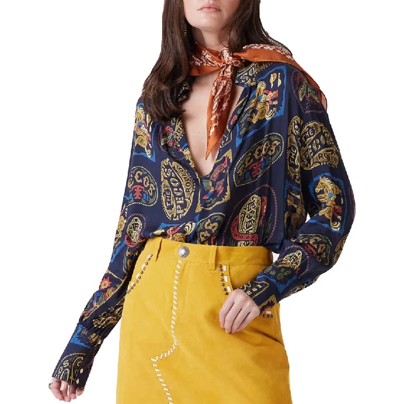 Double D Ranch Women's Riggin' Blouse Delicate Bow Blouse