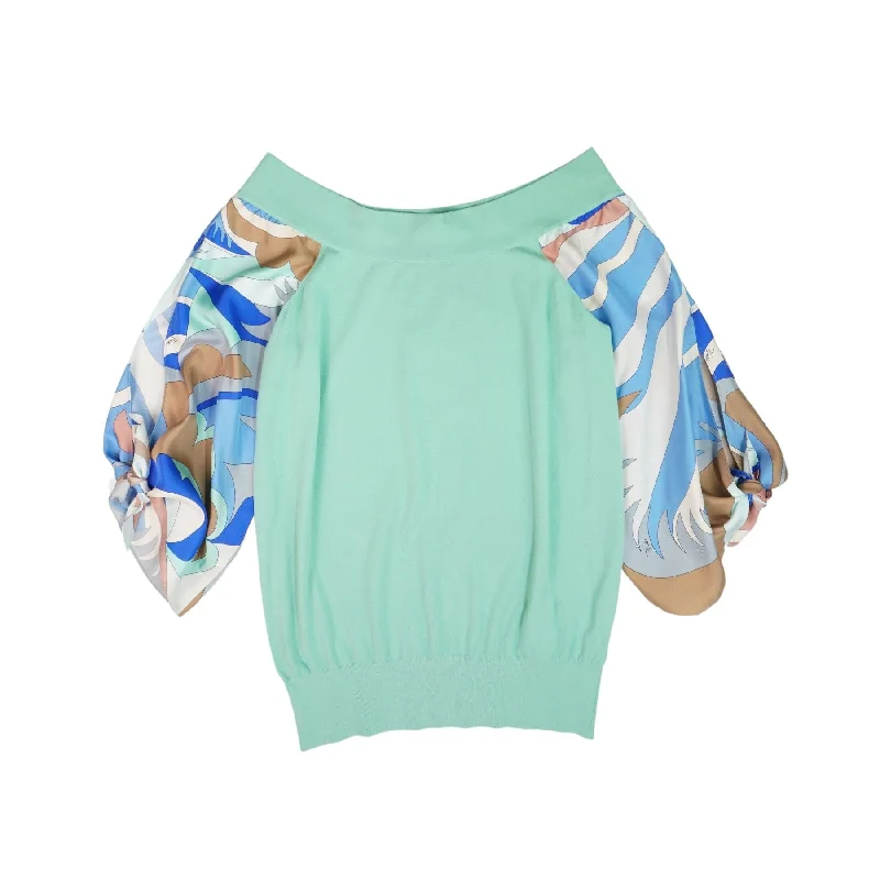 Emilio Pucci Blouse - Women's 46 Silky Tunic Blouse