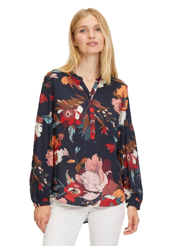 Long Sleeve Blouse Casual Button Blouse