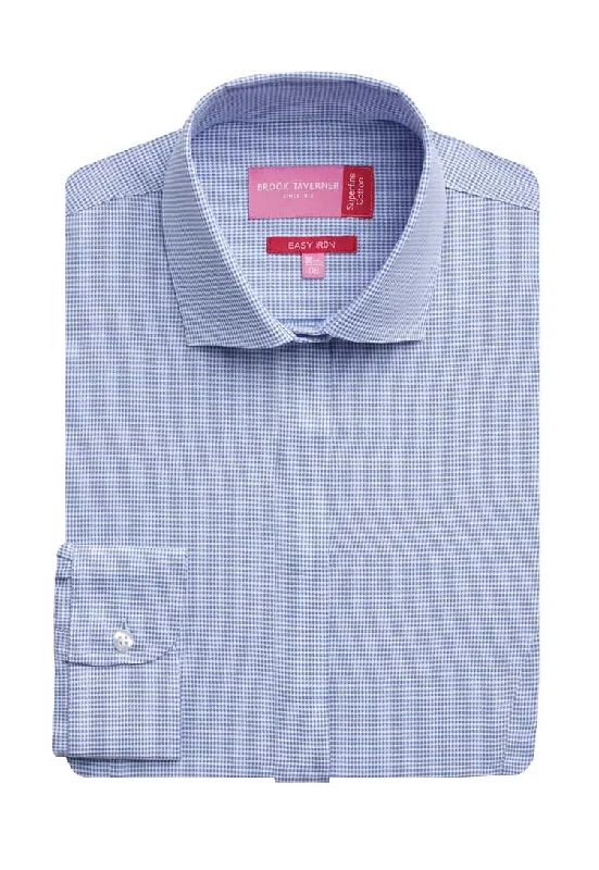 Blue Houndstooth