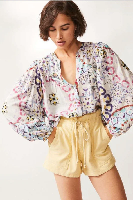 Luigi Blouse Elegant Peplum Blouse