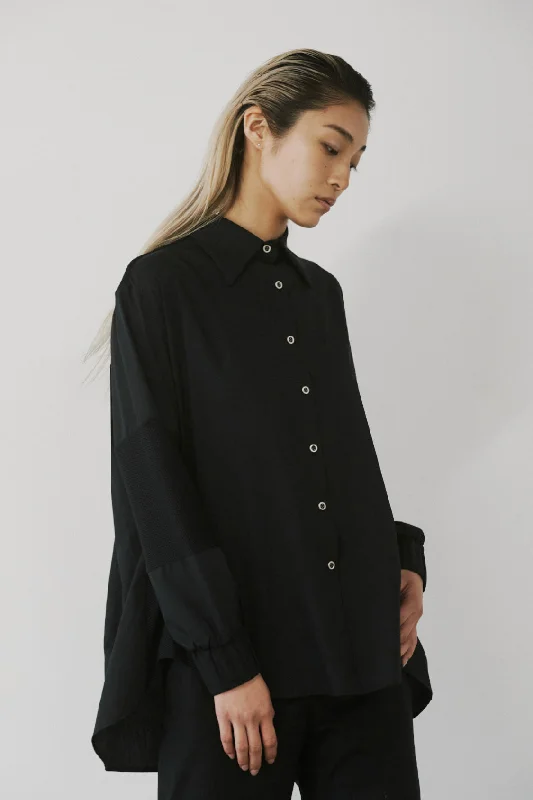 MAIKO BLOUSE / TENCEL™ blend Embroidered Floral Blouse