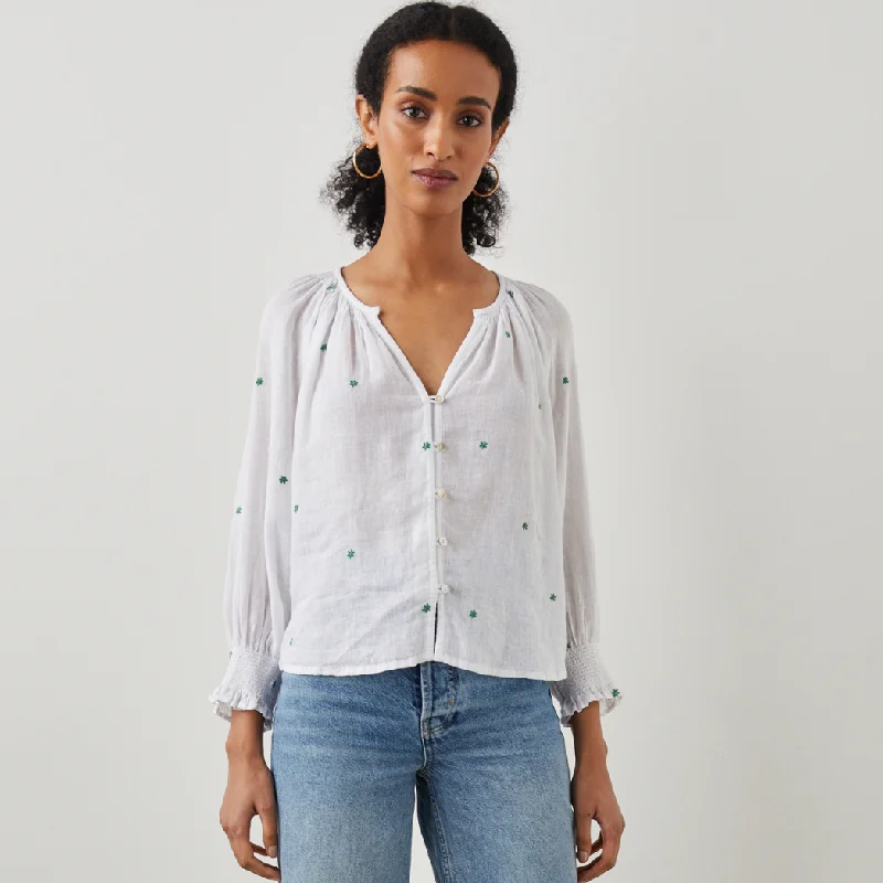 Maria 3/4 Blouse Sleeveless Chiffon Blouse