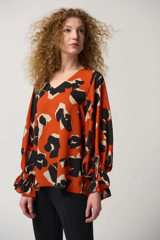 Pattern Blouse Classic Striped Blouse