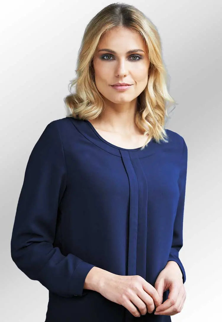 Roma Crepe de Chine Blouse 2279 Satin Long Blouse