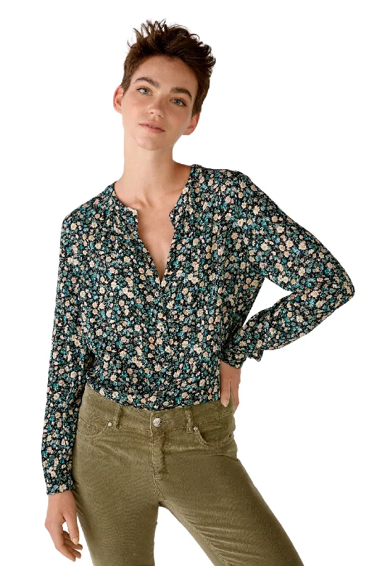 Round Neck Blouse Office Formal Blouse