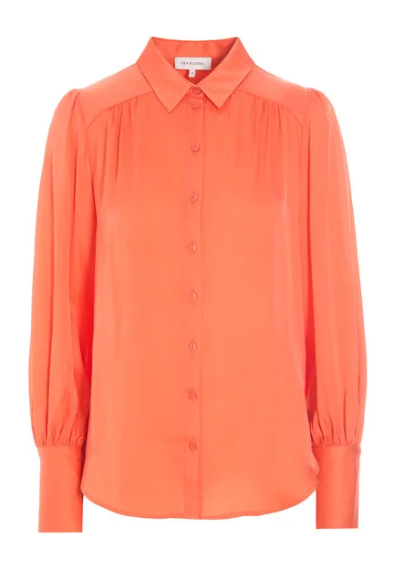 Silk Blouse Sweetheart Neck Blouse