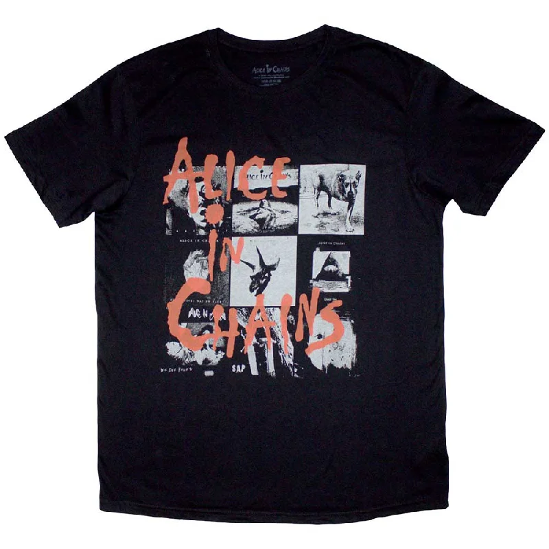 Alice In Chains | Official Band T-Shirt | Albums Montage Elasticated Padded Insulated