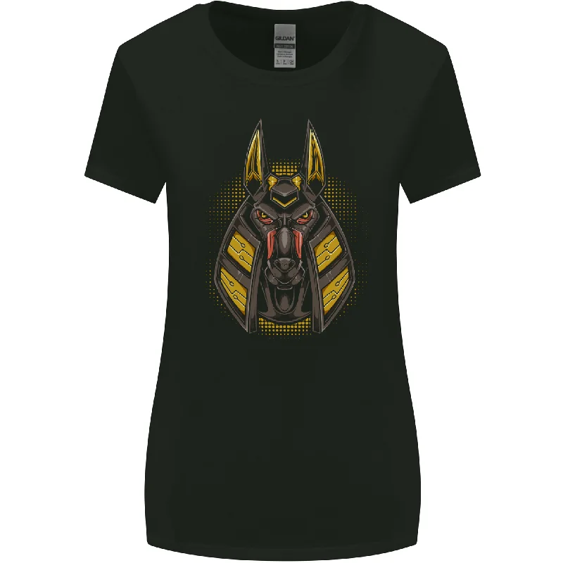 Anubis Egyptian God Womens Wider Cut T-Shirt Cozy Warm Stylish