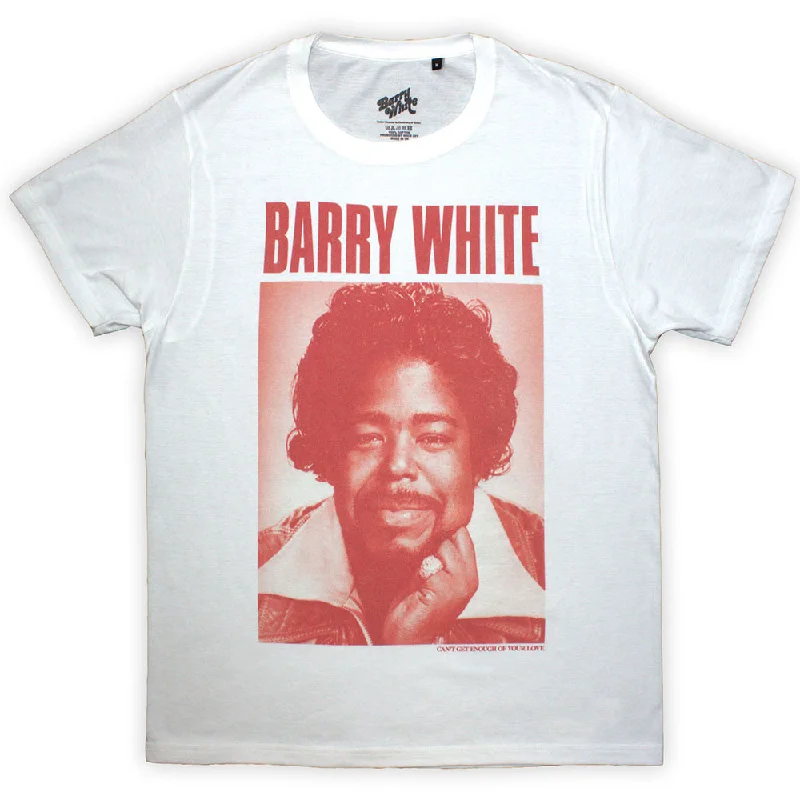 Barry White | Official Band T-Shirt | Box Photo Mesh Canvas Denim