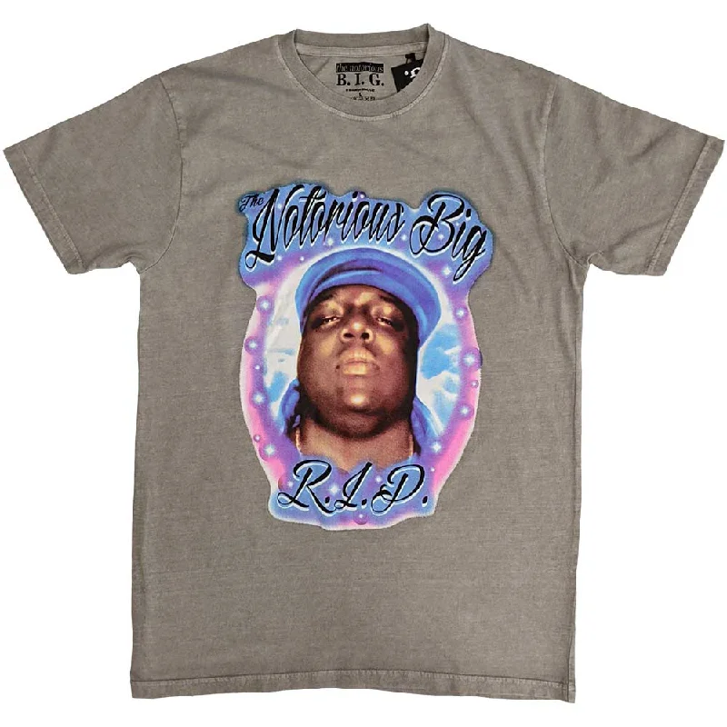 Biggie Smalls | Official Band T-Shirt | RIP Airbrush Rayon Fabric Velvet Fabric Corduroy Fabric