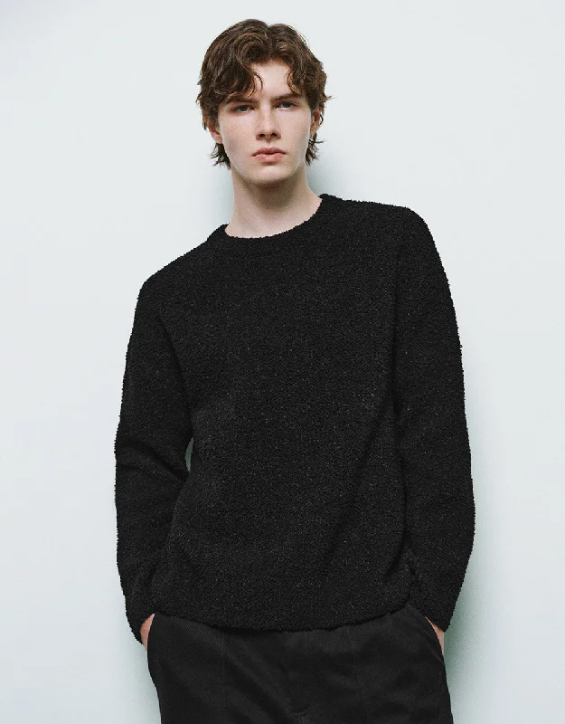 Crew Neck Knitted T-Shirt Thin T-Shirt Open Front Quick Dry