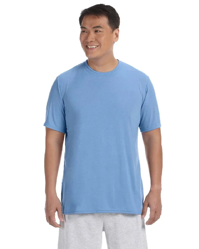 Gildan 4.5 oz. Performance T-Shirt | Carolina Blue Jersey Fabric Tulle Fabric Batik Fabric