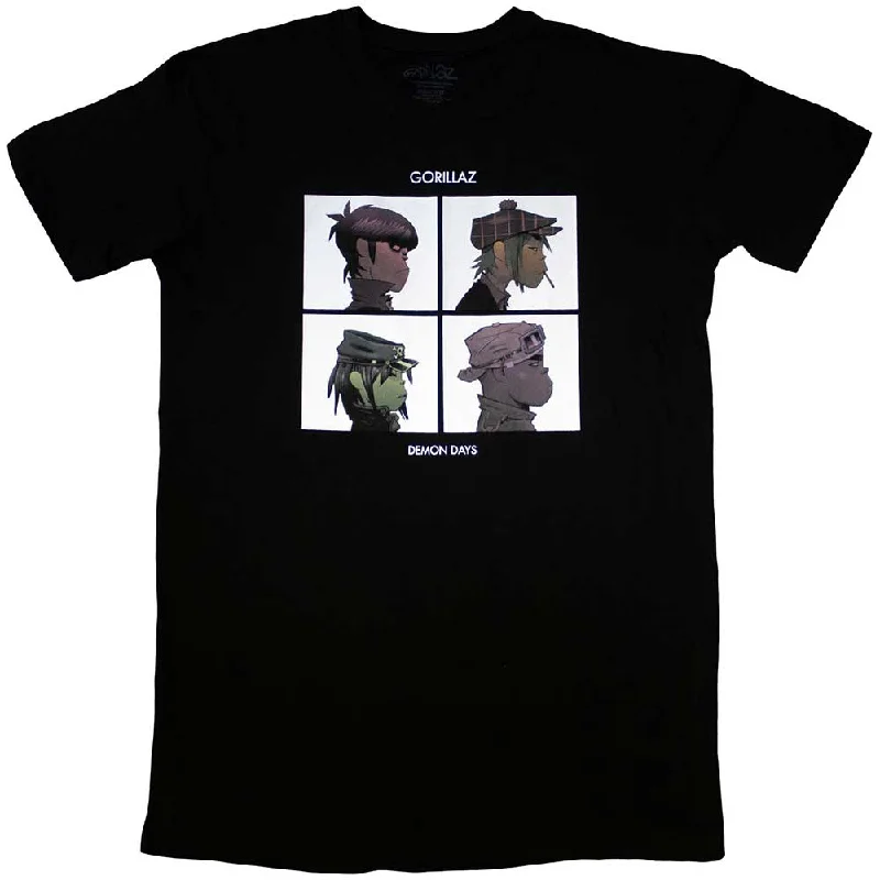 Gorillaz | Ladies Official Band T-Shirt Dress | Demon Days Rayon Velvet Corduroy