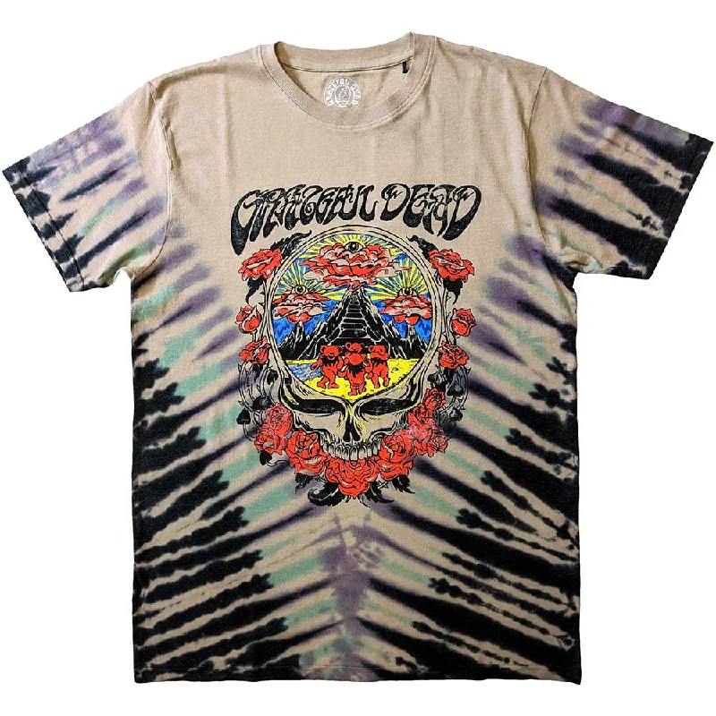 Grateful Dead | Official Band T-Shirt | Eye Clouds (Wash Collection) Boxy Fit Fitted Loose