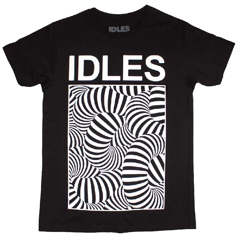 Idles | Official Band T-Shirt | Psych Tubes Faux Fur Fabric Real Fur Fabric Shearling Fabric