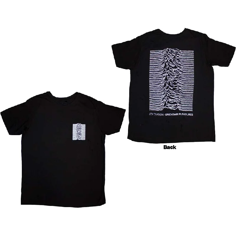 Joy Division | Official Band T-Shirt | Pulsar Pocket Wave (Back Print) Oversized T-Shirt Spandex breathable