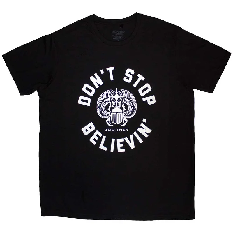 Journey | Official Band T-Shirt | Believin' Houndstooth Herringbone Solid