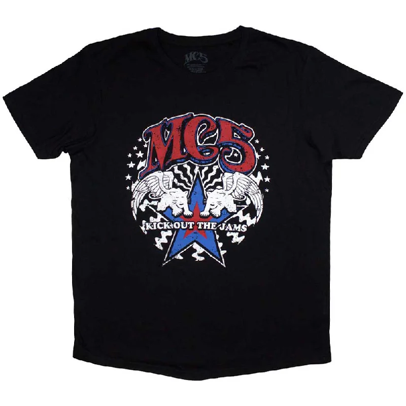 MC5 | Official Band T-Shirt | Star Striped Floral Plaid