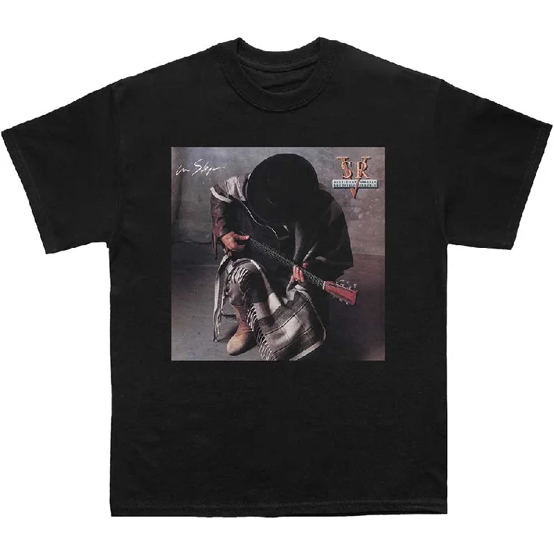 Stevie Ray Vaughan | Official Band T-Shirt | In Step Album Hooded Caped Shawl Collar