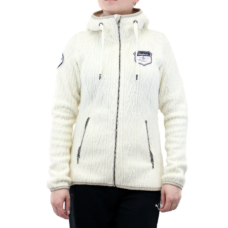 Bergans of Norway Bergflette Lady Jacket - Cream - Womens Terry Blend Velvet Blend Canvas Blend Bergans of Norway Bergflette Lady Jacket - Cream - Womens Terry Blend Velvet Blend Canvas Blend