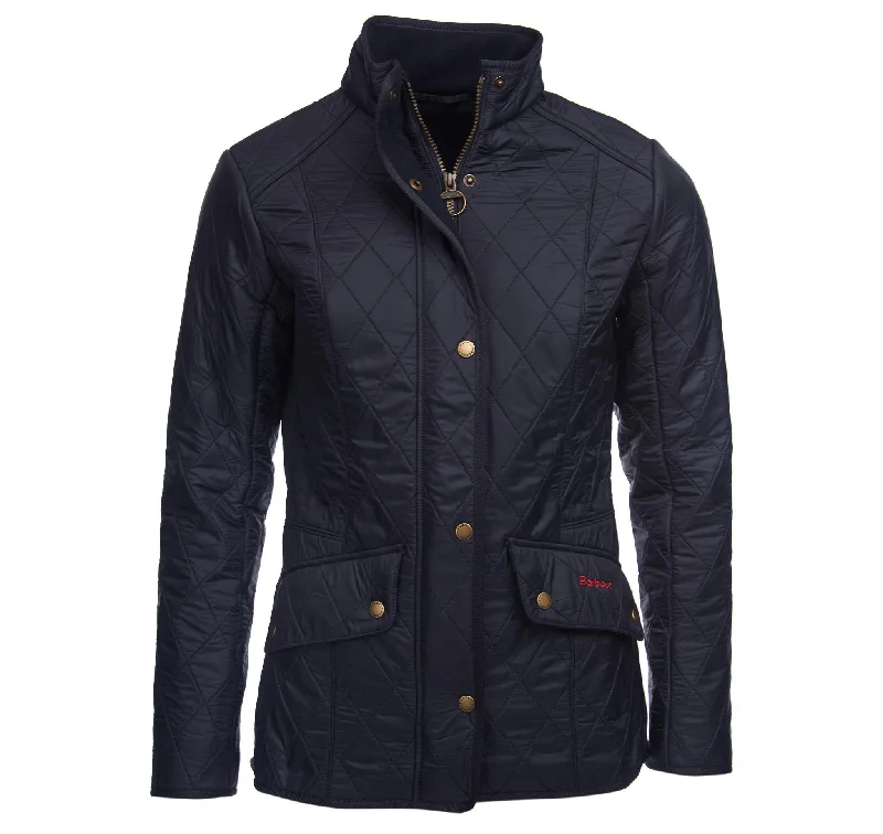 Barbour Women's Cavalry Polarquilt Jacket Embroidered Appliqued Beaded