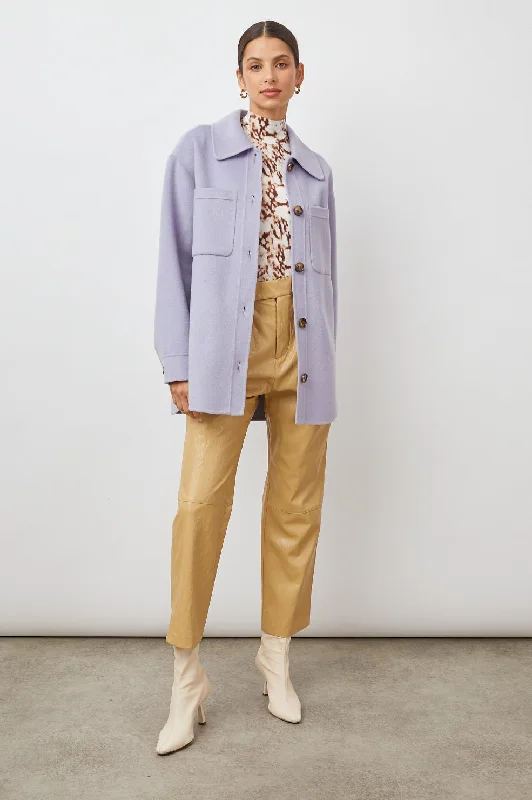 CONNIE SHIRT JACKET - LILAC Modern Contemporary Chic