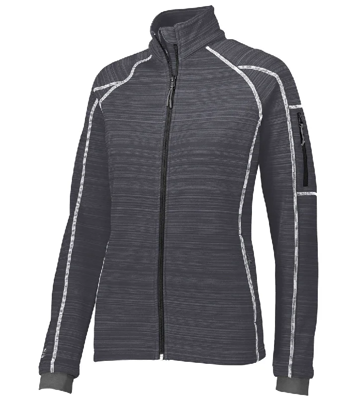 Holloway Women's Dry-Excel Bonded Polyester Deviate Jacket Carbon Fitted T-Shirt Seamless Stretchy Holloway Women's Dry-Excel Bonded Polyester Deviate Jacket Carbon Fitted T-Shirt Seamless Stretchy