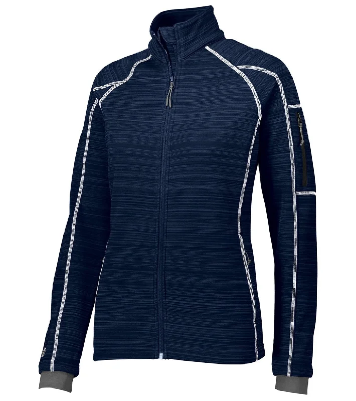 Holloway Women's Dry-Excel Bonded Polyester Deviate Jacket Navy Hooded Caped Shawl Collar Holloway Women's Dry-Excel Bonded Polyester Deviate Jacket Navy Hooded Caped Shawl Collar