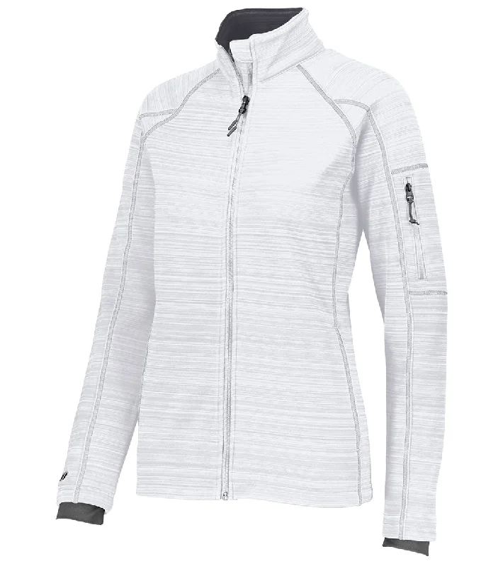 Holloway Women's Dry-Excel Bonded Polyester Deviate Jacket White Cozy Warm Stylish