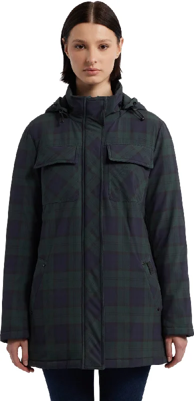 Green Self Packable Padded Jacket - Women's|-|Manteau matelassée compressible Green - Femme Solid Print Embellished Green Self Packable Padded Jacket - Women's|-|Manteau matelassée compressible Green - Femme Solid Print Embellished
