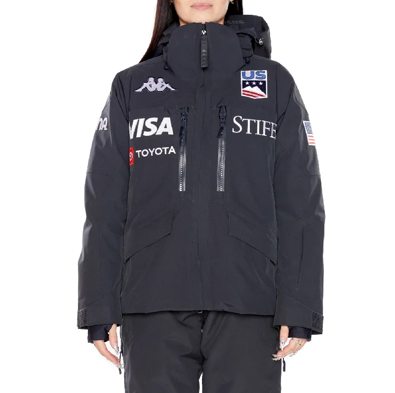 6Cento 604T US Ski Jacket - Navy Polka Dot Checkered Tartan