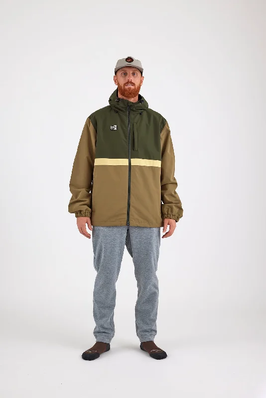 Freeschool Windbreaker Jacket Collared Crew Neck Turtle Neck