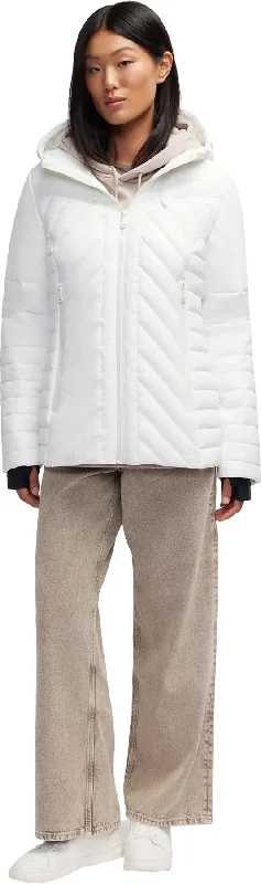 Esmay Lightweight Mixed Media Quilted Packable Puffer Jacket - Women's|-|Manteau matelassé léger et compressible en matériaux assortis Esmay - Femme Fleece Nylon Spandex