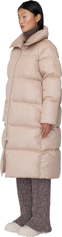 Gisele Long Down Puffer Jacket - Women's|-|Manteau matelassé en duvet Gisele Long - Femme Mesh Blend Leather Blend Suede Blend Gisele Long Down Puffer Jacket - Women's|-|Manteau matelassé en duvet Gisele Long - Femme Mesh Blend Leather Blend Suede Blend