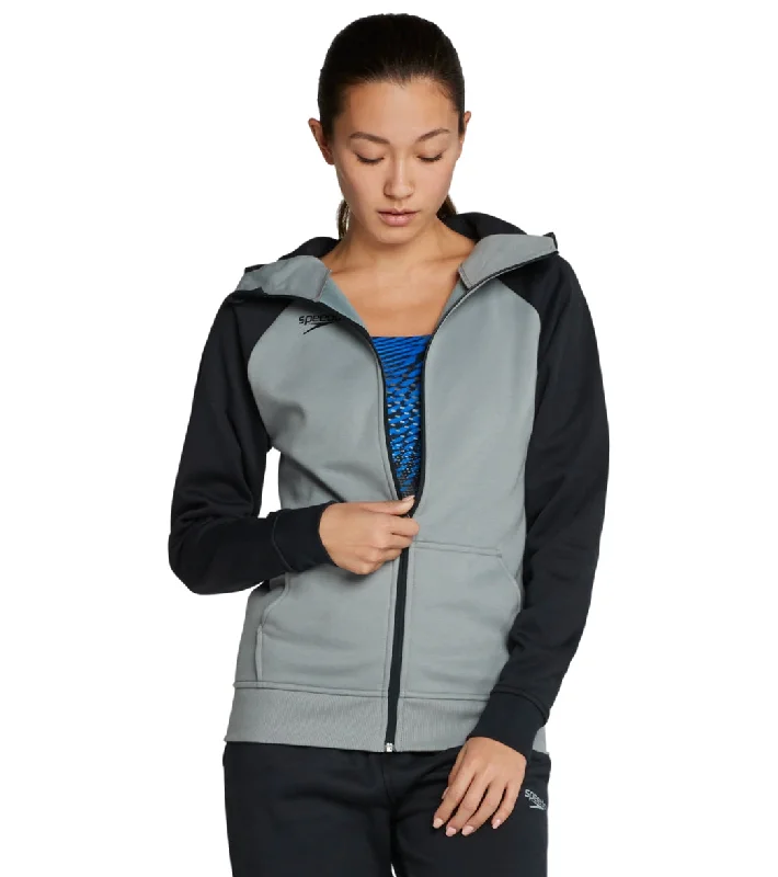Speedo Women's Team Jacket Monument Modern Contemporary Chic