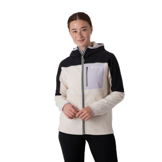 Women's Abrazo Hooded Full-Zip Fleece Jacket Zippered Front Buttoned Front Snap Front Women's Abrazo Hooded Full-Zip Fleece Jacket Zippered Front Buttoned Front Snap Front