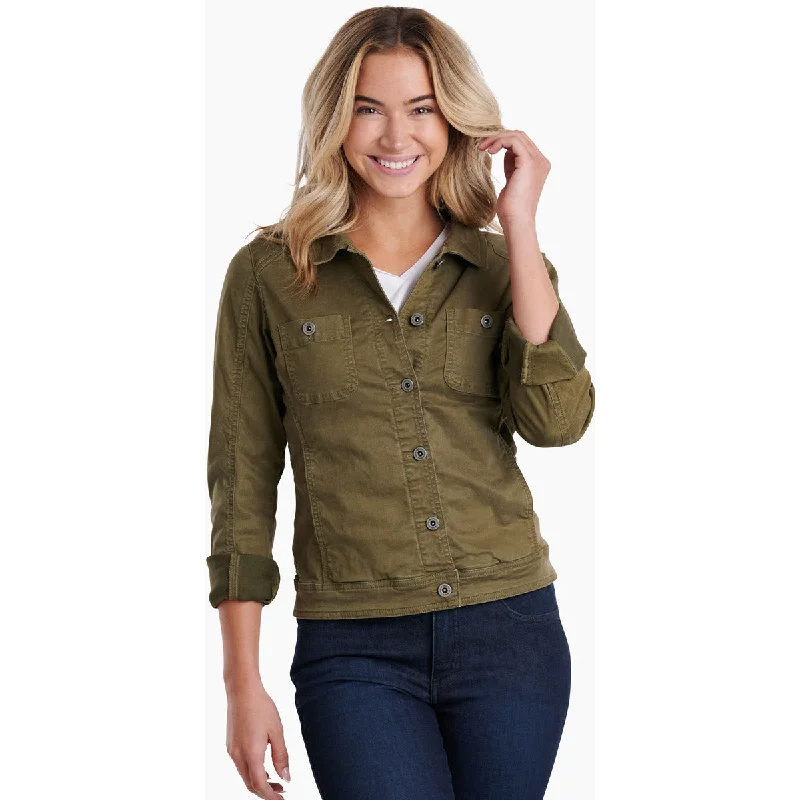 Women's Kultivatr Jacket Spandex Blend Rayon Blend Denim Blend