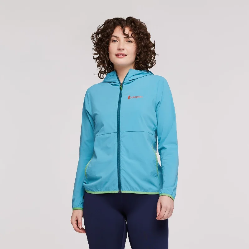 Women's Vuelta Performance Windbreaker Jacket Striped Floral Plaid