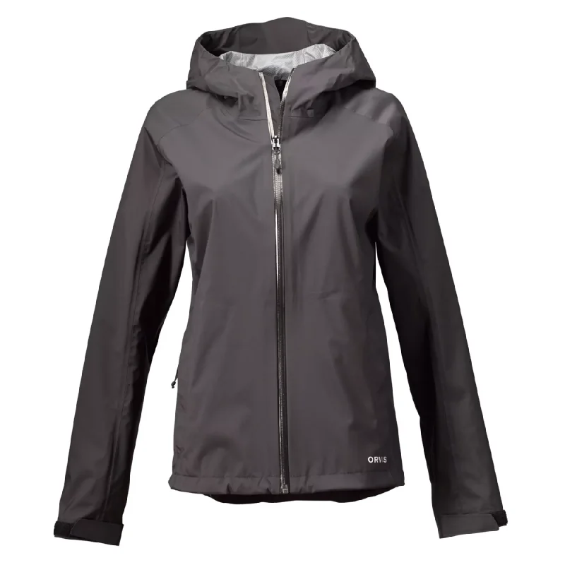 Orvis Women's Ultralight Storm Jacket Faux Fur Fabric Real Fur Fabric Shearling Fabric