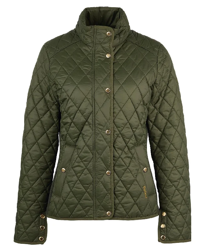 Barbour Women's Yarrow Quilted Jacket Cozy Warm Stylish
